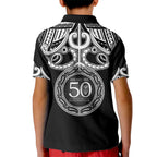 Kia Kaha Te Reo Maori New Zealand Kid Polo Shirt 50th Anniversary Ake Ake Ake - Aussie Hoodie