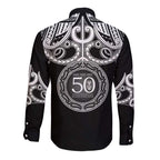 Kia Kaha Te Reo Maori New Zealand Long Sleeve Button Shirt 50th Anniversary Ake Ake Ake - Aussie Hoodie