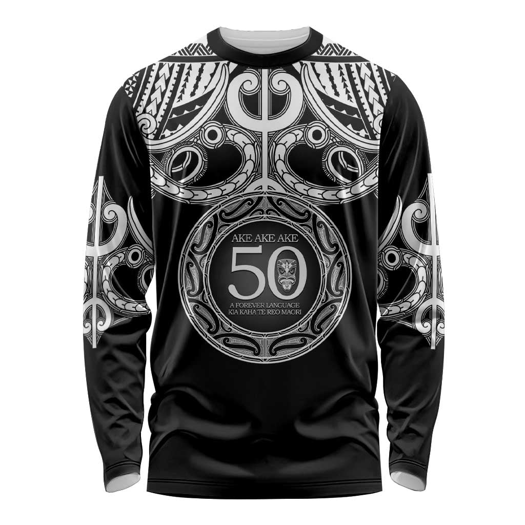 Kia Kaha Te Reo Maori New Zealand Long Sleeve Shirt 50th Anniversary Ake Ake Ake - Aussie Hoodie
