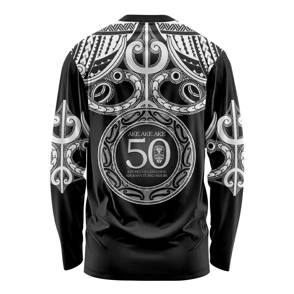 Kia Kaha Te Reo Maori New Zealand Long Sleeve Shirt 50th Anniversary Ake Ake Ake - Aussie Hoodie