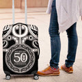 Kia Kaha Te Reo Maori New Zealand Luggage Cover 50th Anniversary Ake Ake Ake - Aussie Hoodie