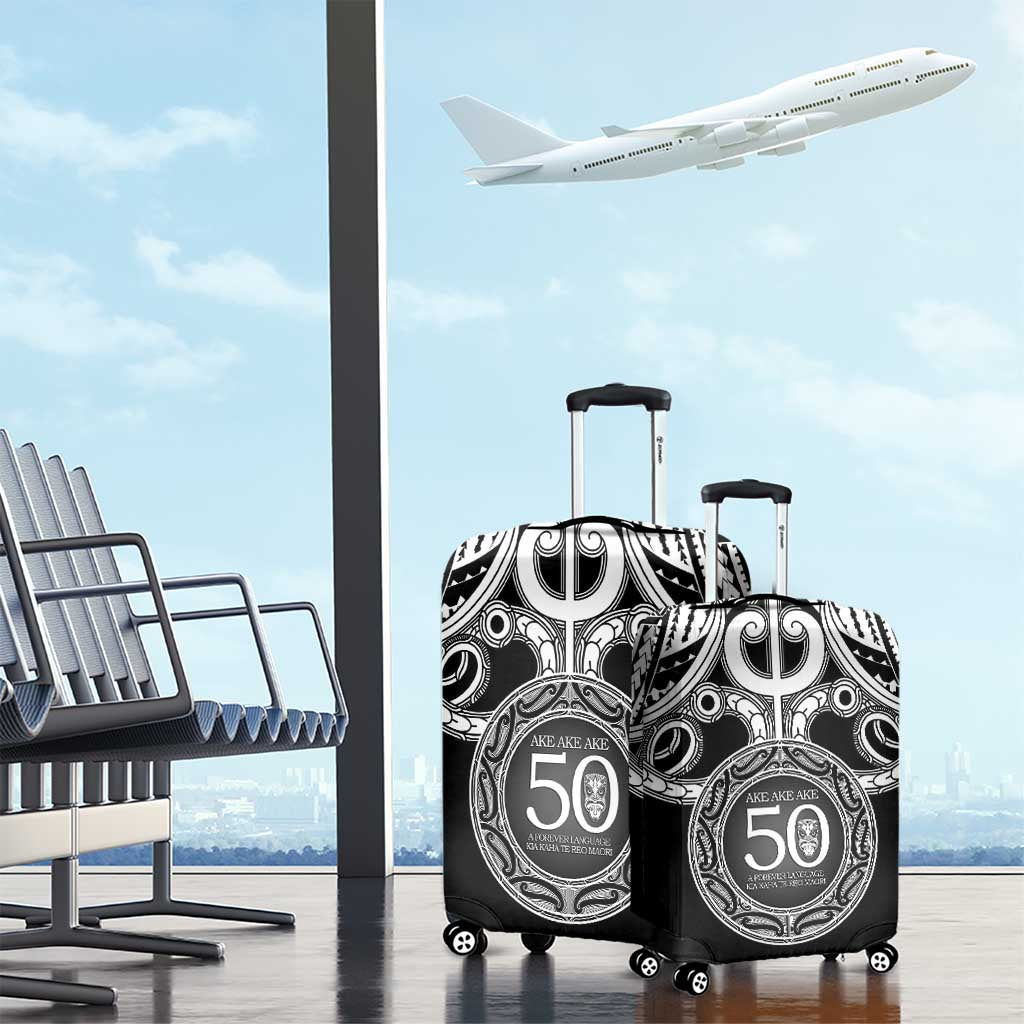 Kia Kaha Te Reo Maori New Zealand Luggage Cover 50th Anniversary Ake Ake Ake - Aussie Hoodie