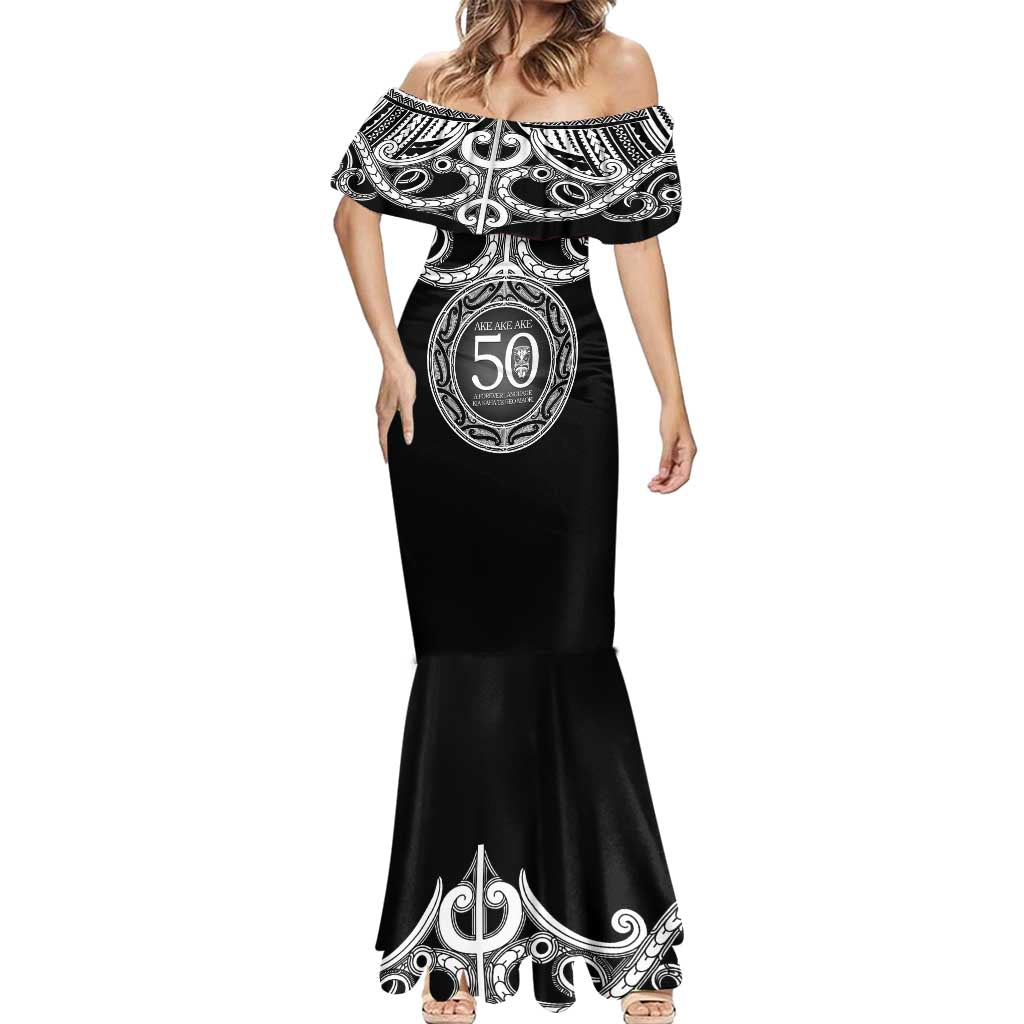 Kia Kaha Te Reo Maori New Zealand Mermaid Dress 50th Anniversary Ake Ake Ake - Aussie Hoodie