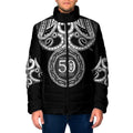 Kia Kaha Te Reo Maori New Zealand Padded Jacket 50th Anniversary Ake Ake Ake - Aussie Hoodie