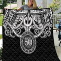 Kia Kaha Te Reo Maori New Zealand Quilt 50th Anniversary Ake Ake Ake - Aussie Hoodie