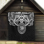 Kia Kaha Te Reo Maori New Zealand Quilt 50th Anniversary Ake Ake Ake - Aussie Hoodie
