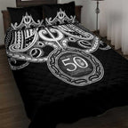 Kia Kaha Te Reo Maori New Zealand Quilt Bed Set 50th Anniversary Ake Ake Ake - Aussie Hoodie