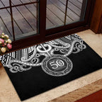 Kia Kaha Te Reo Maori New Zealand Rubber Doormat 50th Anniversary Ake Ake Ake - Aussie Hoodie
