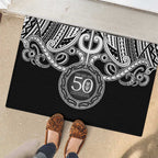 Kia Kaha Te Reo Maori New Zealand Rubber Doormat 50th Anniversary Ake Ake Ake - Aussie Hoodie