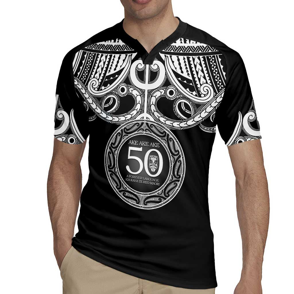 Kia Kaha Te Reo Maori New Zealand Rugby Jersey 50th Anniversary Ake Ake Ake - Aussie Hoodie