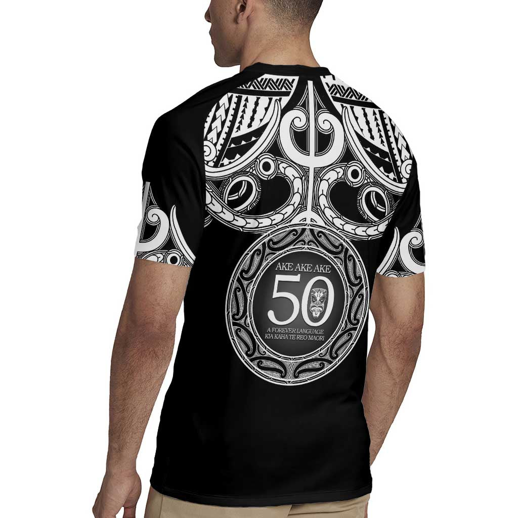 Kia Kaha Te Reo Maori New Zealand Rugby Jersey 50th Anniversary Ake Ake Ake - Aussie Hoodie
