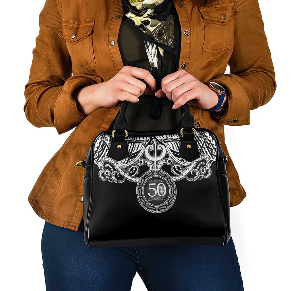 Kia Kaha Te Reo Maori New Zealand Shoulder Handbag 50th Anniversary Ake Ake Ake - Aussie Hoodie