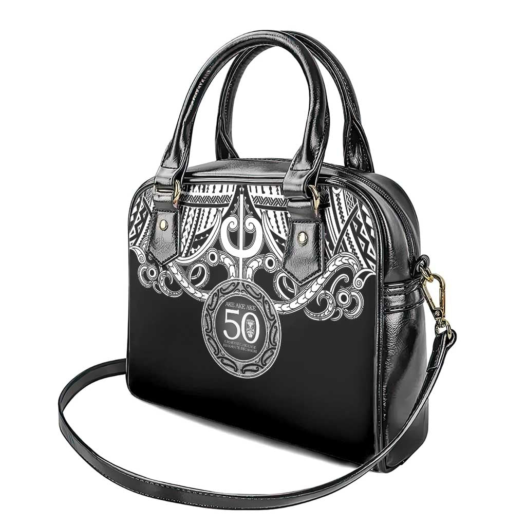 Kia Kaha Te Reo Maori New Zealand Shoulder Handbag 50th Anniversary Ake Ake Ake - Aussie Hoodie