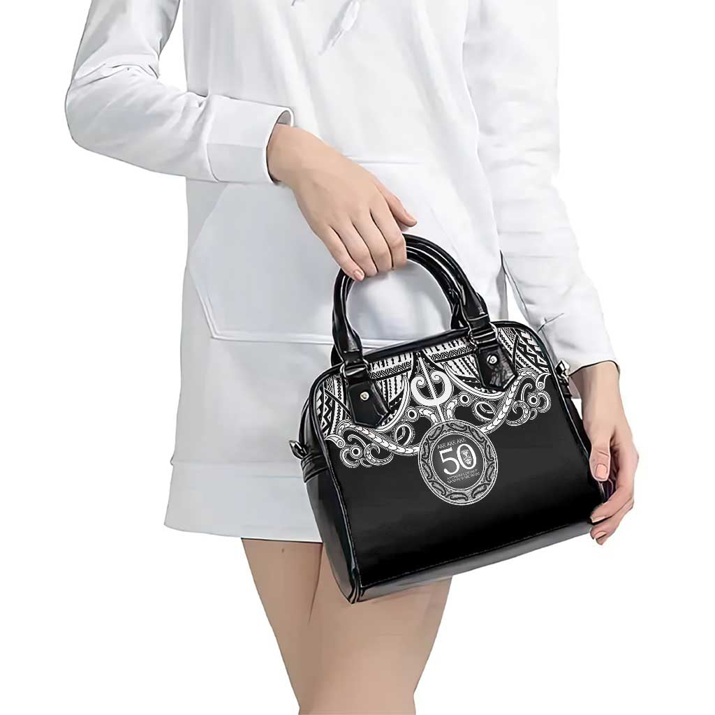 Kia Kaha Te Reo Maori New Zealand Shoulder Handbag 50th Anniversary Ake Ake Ake - Aussie Hoodie