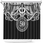 Kia Kaha Te Reo Maori New Zealand Shower Curtain 50th Anniversary Ake Ake Ake - Aussie Hoodie