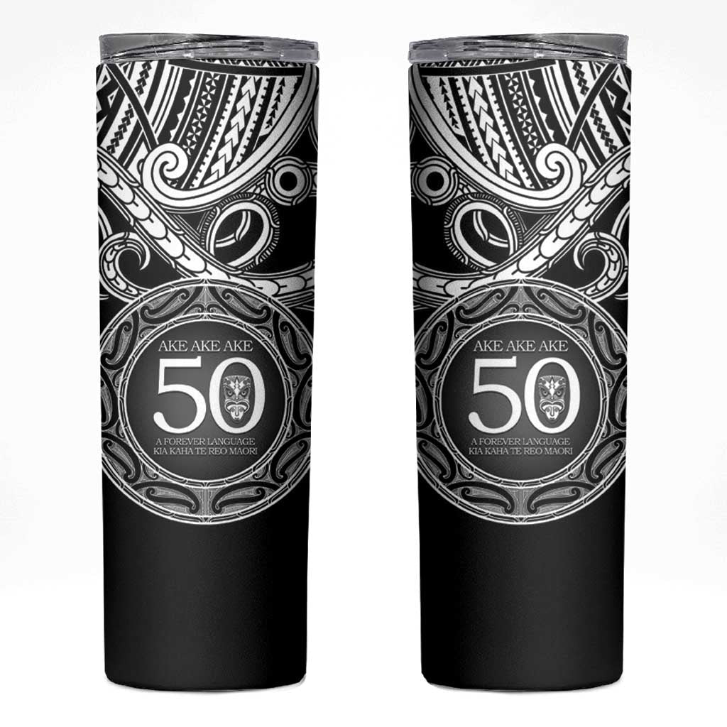 Kia Kaha Te Reo Maori New Zealand Skinny Tumbler 50th Anniversary Ake Ake Ake - Aussie Hoodie