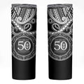 Kia Kaha Te Reo Maori New Zealand Skinny Tumbler 50th Anniversary Ake Ake Ake - Aussie Hoodie