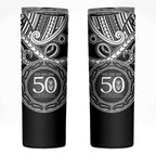 Kia Kaha Te Reo Maori New Zealand Skinny Tumbler 50th Anniversary Ake Ake Ake - Aussie Hoodie