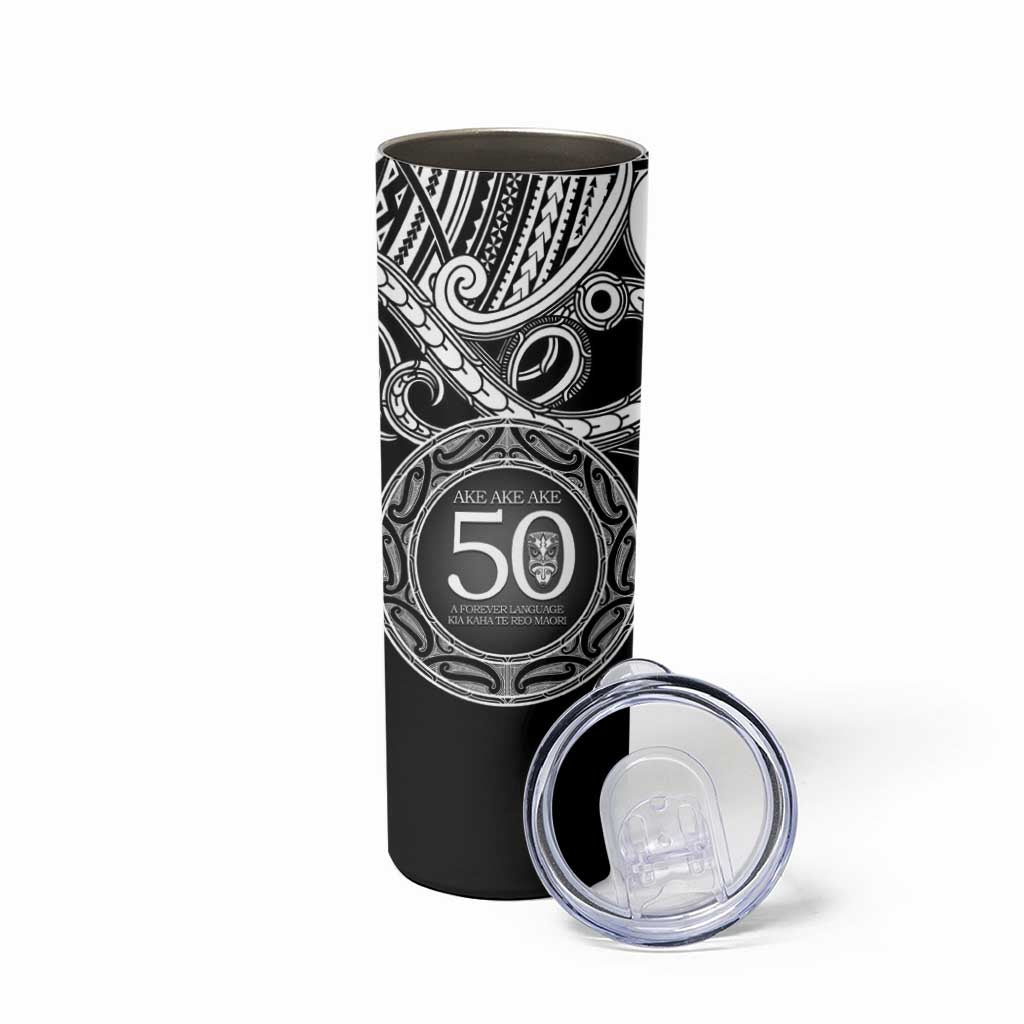 Kia Kaha Te Reo Maori New Zealand Skinny Tumbler 50th Anniversary Ake Ake Ake - Aussie Hoodie