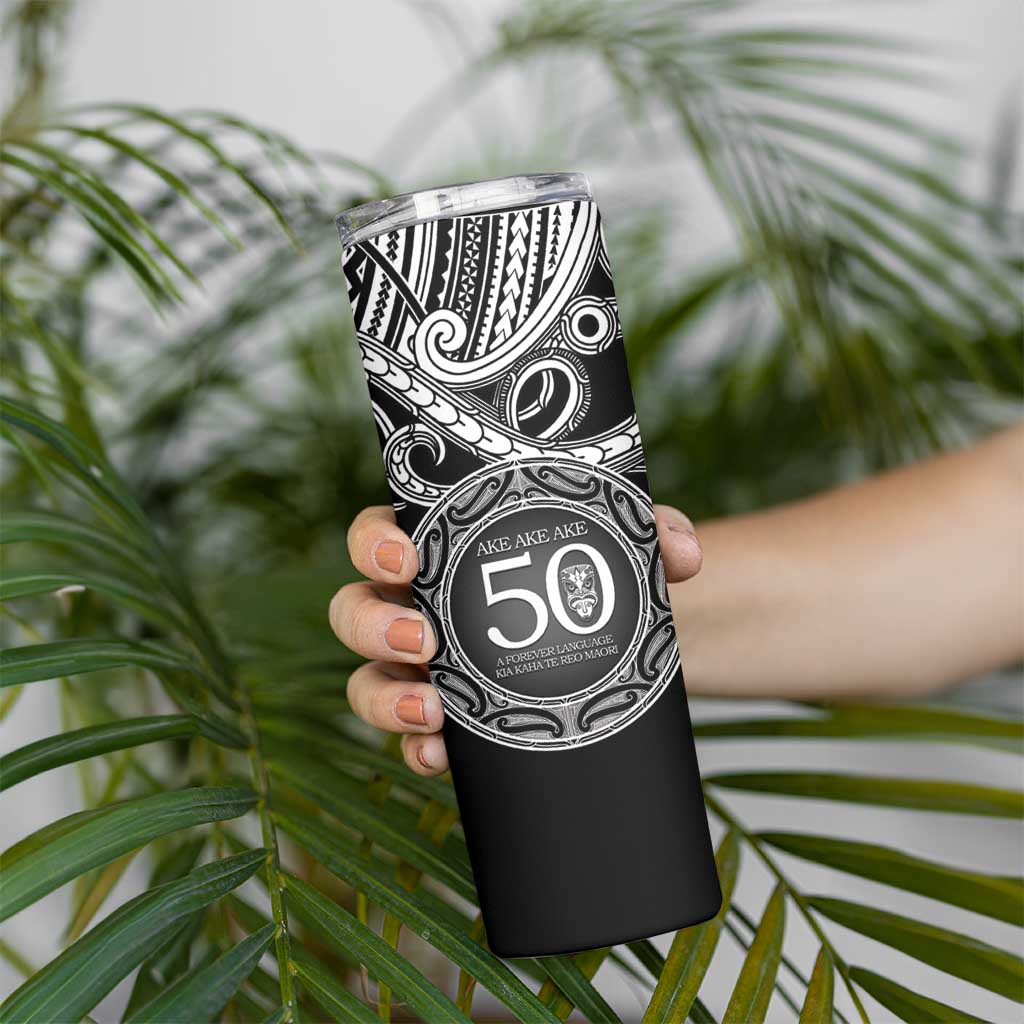 Kia Kaha Te Reo Maori New Zealand Skinny Tumbler 50th Anniversary Ake Ake Ake - Aussie Hoodie