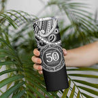 Kia Kaha Te Reo Maori New Zealand Skinny Tumbler 50th Anniversary Ake Ake Ake - Aussie Hoodie