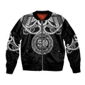 Kia Kaha Te Reo Maori New Zealand Sleeve Zip Bomber Jacket 50th Anniversary Ake Ake Ake - Aussie Hoodie