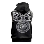 Kia Kaha Te Reo Maori New Zealand Sleeveless Hoodie 50th Anniversary Ake Ake Ake - Aussie Hoodie