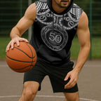 Kia Kaha Te Reo Maori New Zealand Sleeveless Hoodie 50th Anniversary Ake Ake Ake - Aussie Hoodie