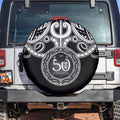 Kia Kaha Te Reo Maori New Zealand Spare Tire Cover 50th Anniversary Ake Ake Ake - Aussie Hoodie