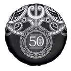 Kia Kaha Te Reo Maori New Zealand Spare Tire Cover 50th Anniversary Ake Ake Ake - Aussie Hoodie