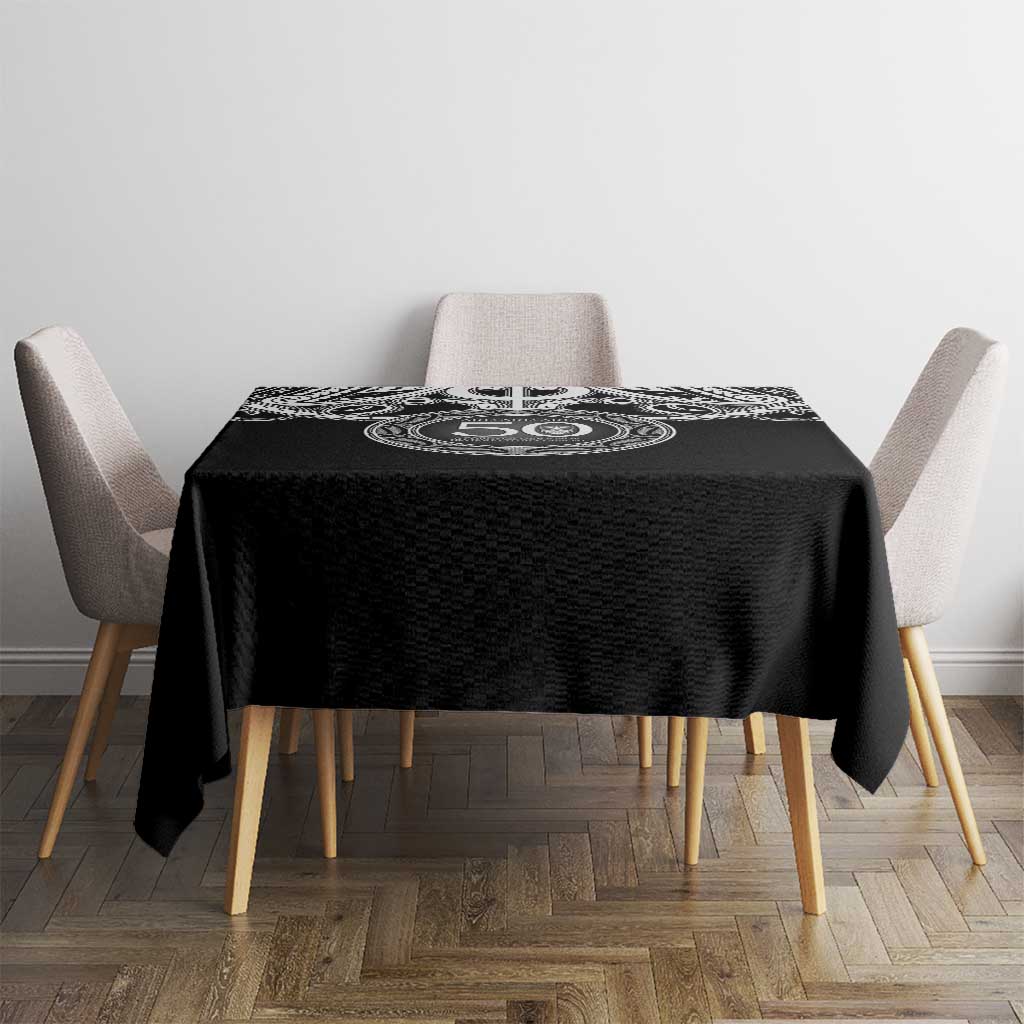 Kia Kaha Te Reo Maori New Zealand Tablecloth 50th Anniversary Ake Ake Ake - Aussie Hoodie