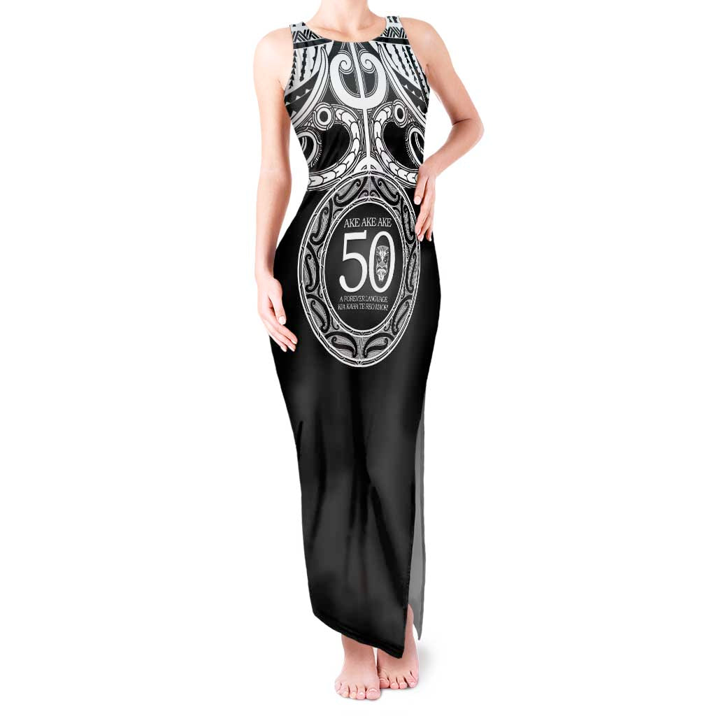 Kia Kaha Te Reo Maori New Zealand Tank Maxi Dress 50th Anniversary Ake Ake Ake - Aussie Hoodie