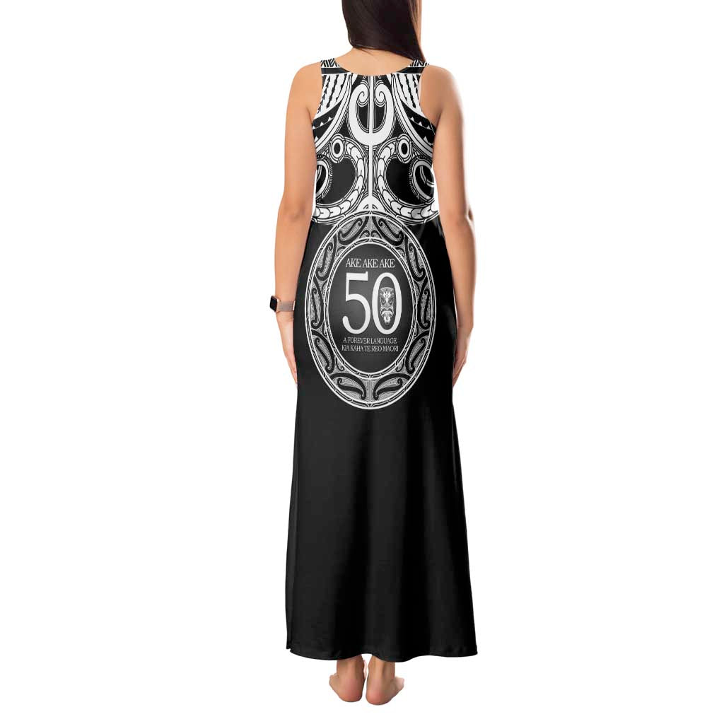 Kia Kaha Te Reo Maori New Zealand Tank Maxi Dress 50th Anniversary Ake Ake Ake - Aussie Hoodie