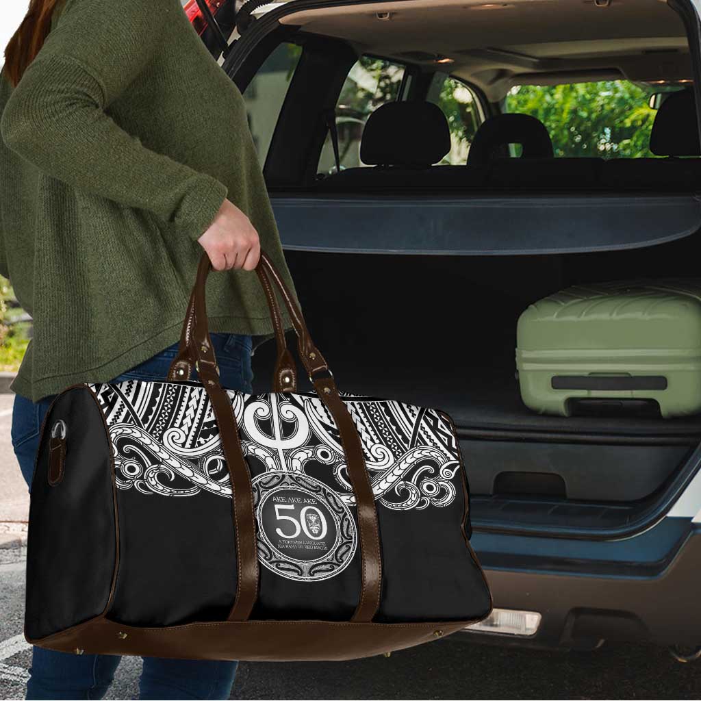Kia Kaha Te Reo Maori New Zealand Travel Bag 50th Anniversary Ake Ake Ake - Aussie Hoodie