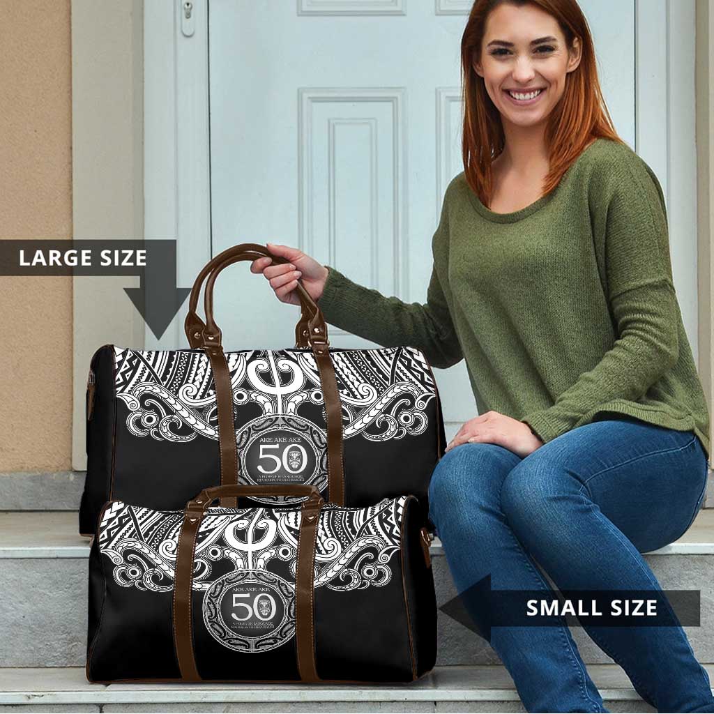 Kia Kaha Te Reo Maori New Zealand Travel Bag 50th Anniversary Ake Ake Ake - Aussie Hoodie