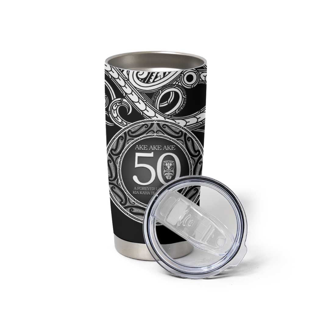 Kia Kaha Te Reo Maori New Zealand Tumbler Cup 50th Anniversary Ake Ake Ake - Aussie Hoodie