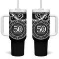 Kia Kaha Te Reo Maori New Zealand Tumbler With Handle 50th Anniversary Ake Ake Ake - Aussie Hoodie