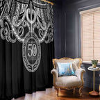 Kia Kaha Te Reo Maori New Zealand Window Curtain 50th Anniversary Ake Ake Ake - Aussie Hoodie
