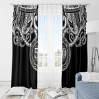Kia Kaha Te Reo Maori New Zealand Window Curtain 50th Anniversary Ake Ake Ake - Aussie Hoodie