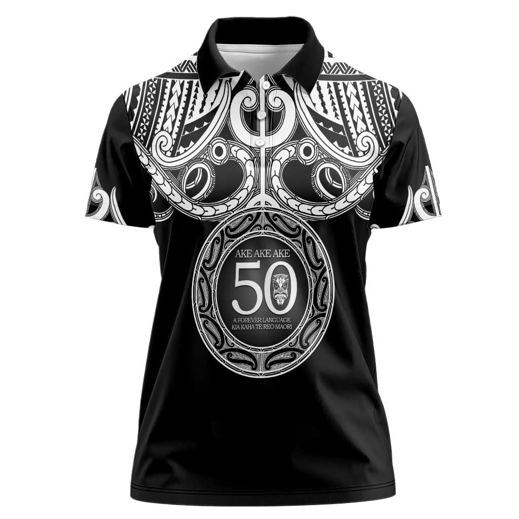 Kia Kaha Te Reo Maori New Zealand Women Polo Shirt 50th Anniversary Ake Ake Ake - Aussie Hoodie