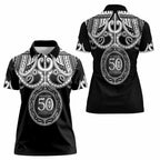 Kia Kaha Te Reo Maori New Zealand Women Polo Shirt 50th Anniversary Ake Ake Ake - Aussie Hoodie