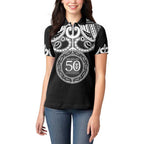 Kia Kaha Te Reo Maori New Zealand Women Polo Shirt 50th Anniversary Ake Ake Ake - Aussie Hoodie