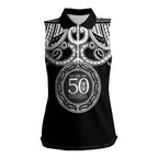 Kia Kaha Te Reo Maori New Zealand Women Sleeveless Polo Shirt 50th Anniversary Ake Ake Ake - Aussie Hoodie