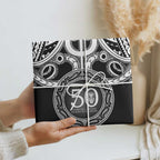 Kia Kaha Te Reo Maori New Zealand Wrapping Paper 50th Anniversary Ake Ake Ake - Aussie Hoodie