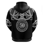Kia Kaha Te Reo Maori New Zealand Zip Hoodie 50th Anniversary Ake Ake Ake - Aussie Hoodie