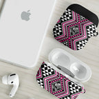 New Zealand Mawhero Taniko Motifs AirPods Case Maori Poi Dance Costume Inspired