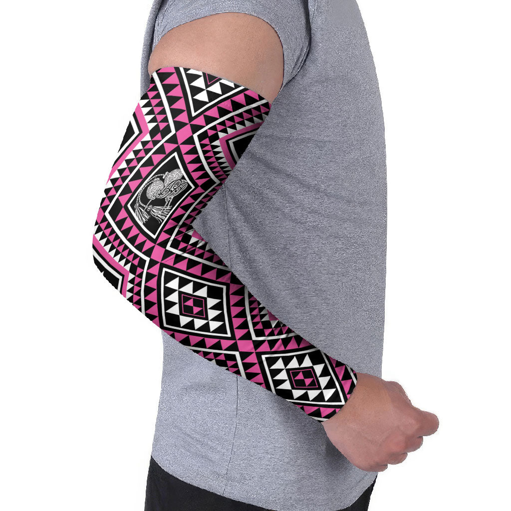New Zealand Mawhero Taniko Motifs Arm Sleeves Maori Poi Dance Costume Inspired