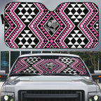 New Zealand Mawhero Taniko Motifs Auto Sun Shade Maori Poi Dance Costume Inspired