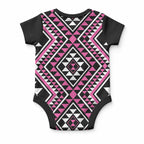 New Zealand Mawhero Taniko Motifs Baby Onesie Maori Poi Dance Costume Inspired