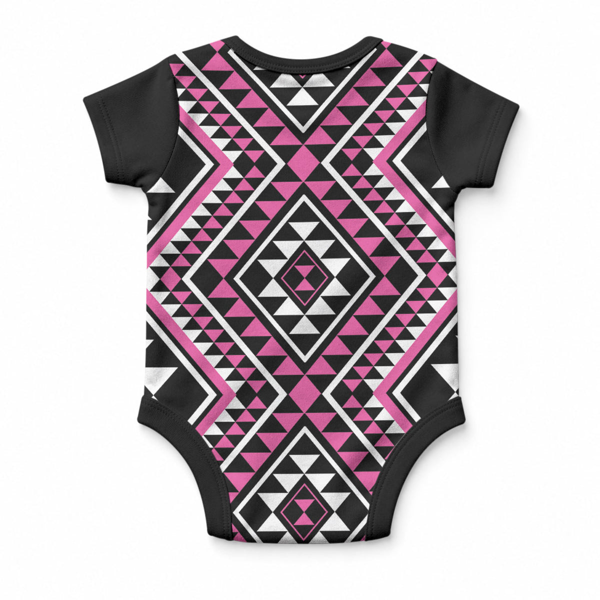 New Zealand Mawhero Taniko Motifs Baby Onesie Maori Poi Dance Costume Inspired